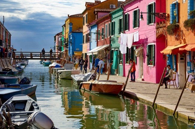 Venice and the lagoon islands Burano - Murano