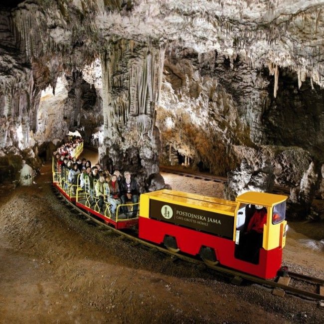 Triest and Postojna caves